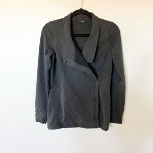 Lululemon Coast Wrap II Heathered Black‎ small